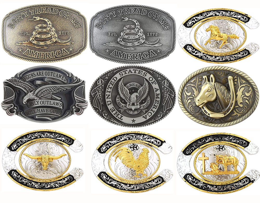 

Fashion Vintage Retro Celtic Knot Belt Buckle for Men Simple Cowboy Stlye