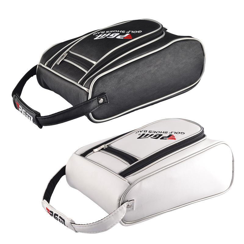 

Golf Bags Shoes PU Leather Waterproof Portable Travel Sport Gym Pocket Pouch