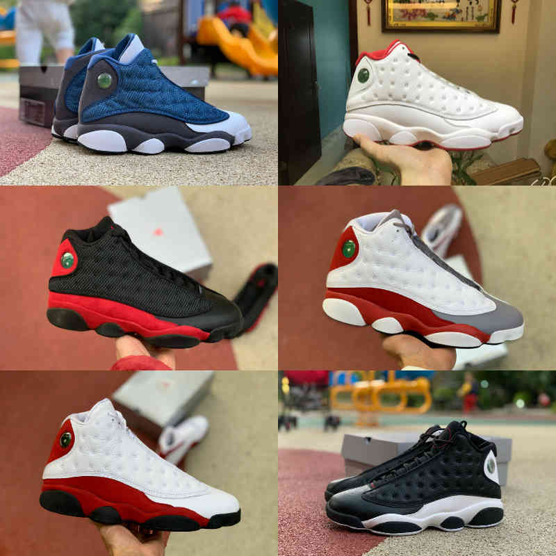 

Sale 2021 Lakers 13 13s New Arrivals Basketball Shoes Black Island Green Chicago Bred Flint Ray Allen PE Reverse He Got Game Sports Sneakers G18, F1001