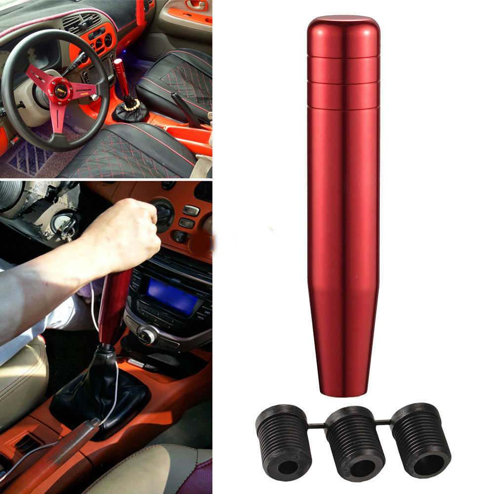 

Aluminum Manual Car JDM Racing Shifter Lever Long Gear Stick Shift Knobs 17.3CM Black RED BLUE GOLD Color