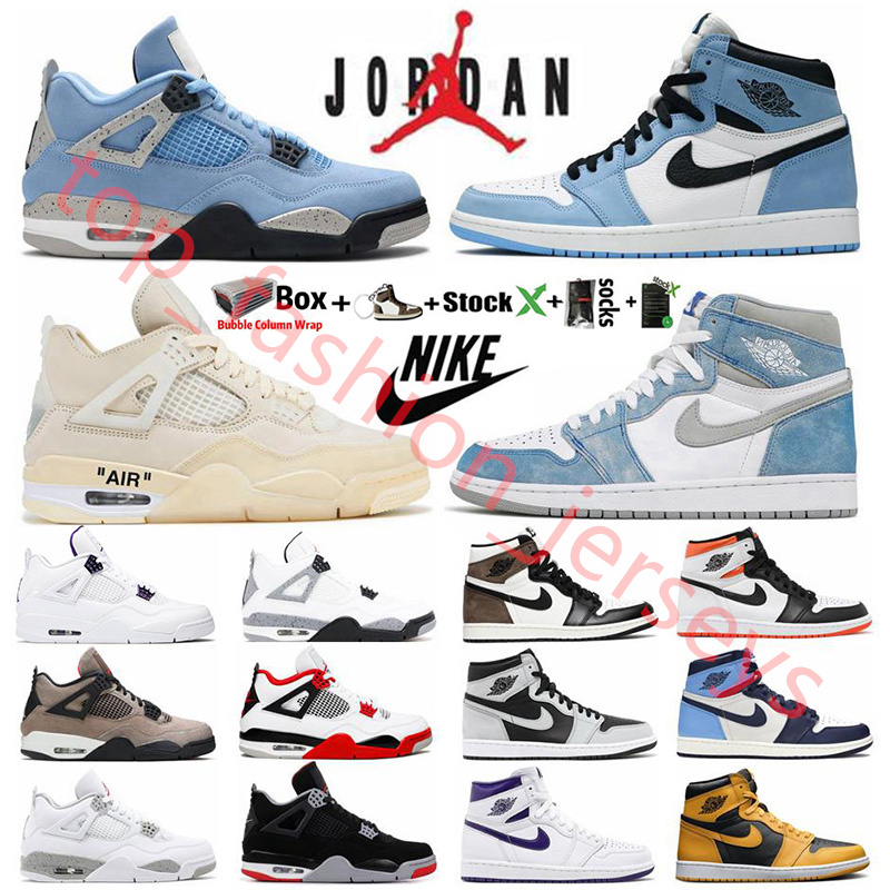 

Nike Air jordan Retro 1 1s Hyper Royal Shoes Obsidian UNC 4 4s Sail University Blue Twist What The Mens Basketball Shoe White Oreo Black Cat Bred Guava Ice Women Sneakers