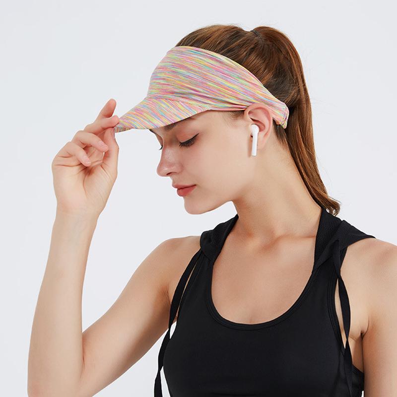 

Outdoor Hats Ly Sun Visor Protection Lightweight Breathable Elasticity Caps For Riding Hiking, Flower grey