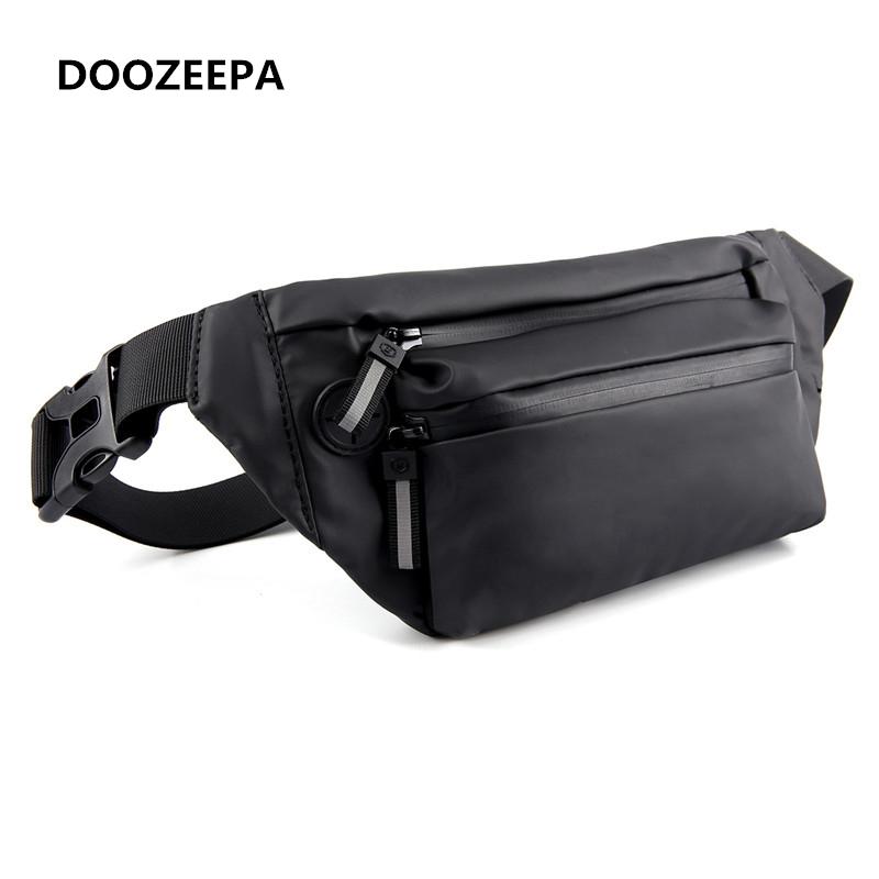

Women Waist Bag Fashion PU Leather Belt Crossbody Chest Bags Girl Fanny Packs Travel Mobile Phone Pack Men