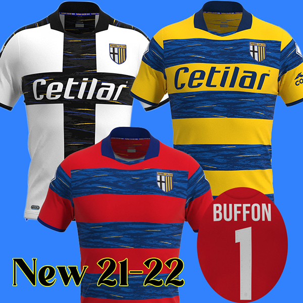 

21 22 Parma soccer jerseys home away goalkeeper BUFFON CALCIO MAGLIA PORTIERE