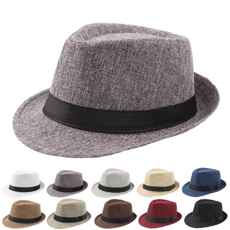 

Berets Panama Hat Simple Summer Beach Female Casual Lady Women Flat Brim Bowknot Straw Cap Girls Sun Chapeu Feminino 2021