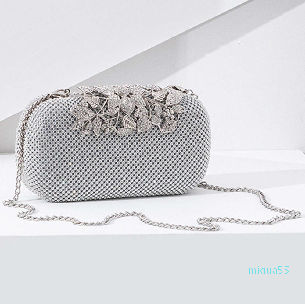 

Rhinestone Dinner Bag Dress Handbag Women's Small Banquet Celebrity Inlaid Diamond Grab, Gold