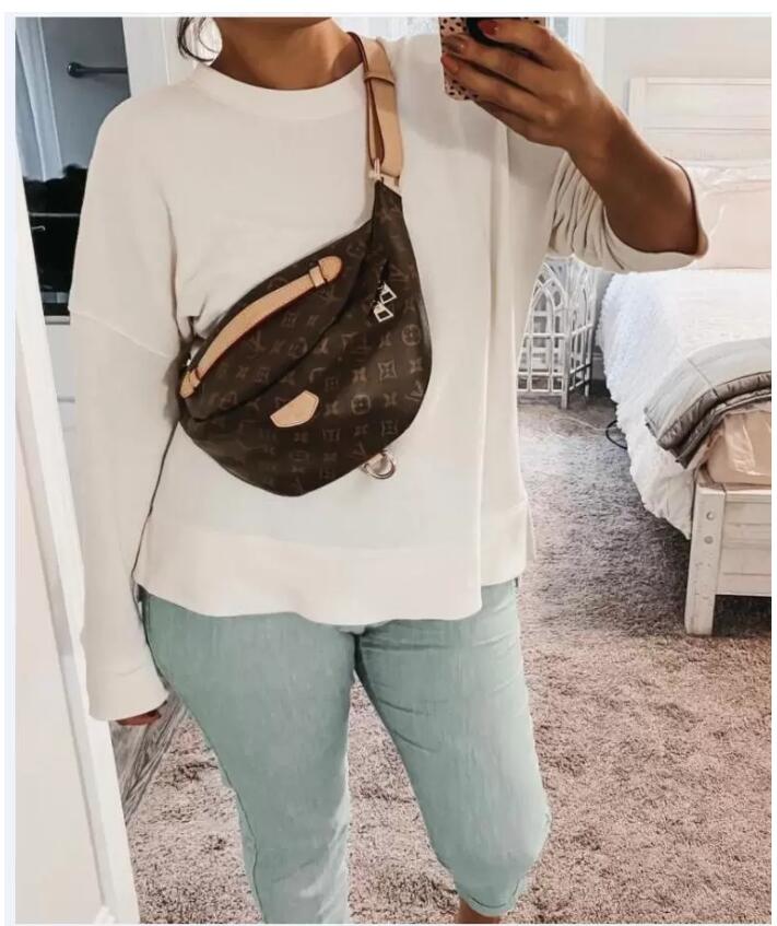 

2021 limited edition GG's LOUIS's VUTTON's VITTONings LVs YSLs bumbag waist package classic shoulder bag clutch handbag leather crossbody packages tote, Black