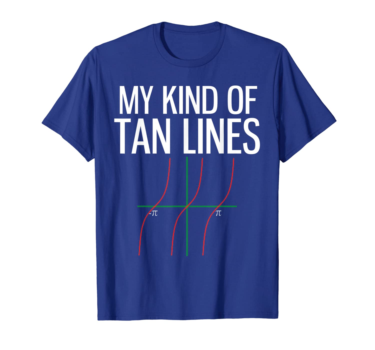 

my kind of tan lines funny math pun trigonometry t-shirt, White;black