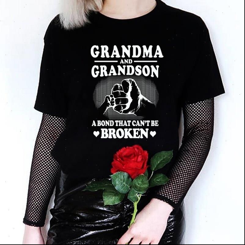 

grandma and grandson printed summer women t shirt graphic tee fashion vogue cotton crew neck harajuku female, White