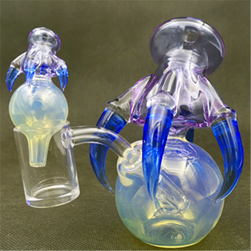 

Glass Dragon Claw Orb Bong With 10mm Female Joint Hookahs Water Pipes Dab Rig