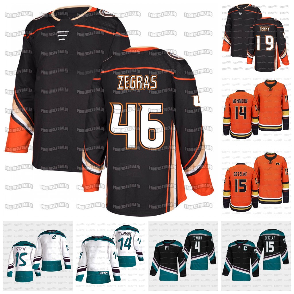

Trevor Zegras 2021 Jersey Troy Terry Ryan Getzlaf Nicolas Deslauriers Hampus Lindholm Rickard Rakell Kevin Shattenkirk Adam Henrique Cam Fowler, Men 2019-2020 orange
