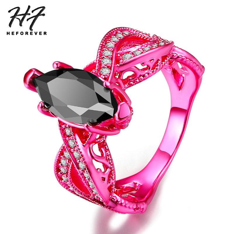 

Cluster Rings Punk Special Color For Men & Women Pink And Blue Gold +CZ Wild Style Fashion Jewelry Party DD040, Golden;silver