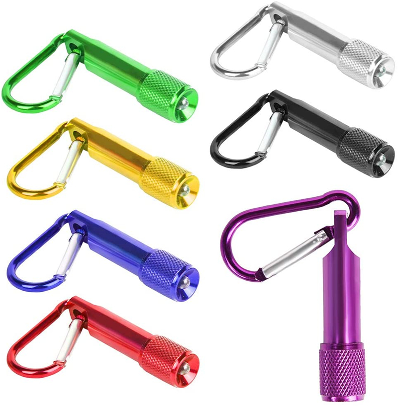 

Mini LED Flashlight Keychains Portable Carabiner Night Walking torch Lighting for Home and Outdoor Activities