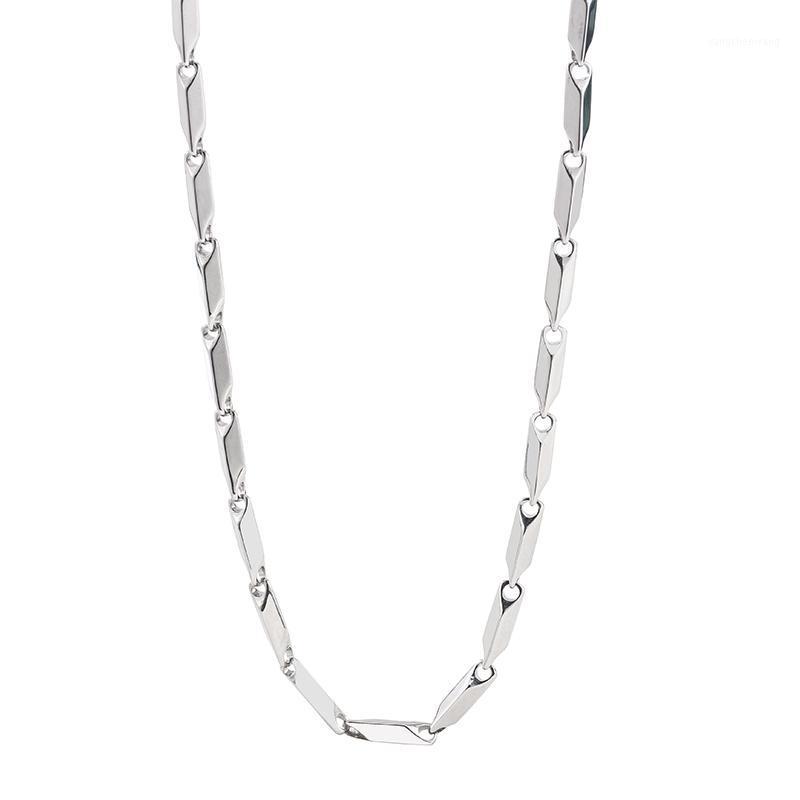 

Chains Factory Wholesale Fashion Simple Pendant Male/Female Stainless Steel Prismatic Link Necklaces