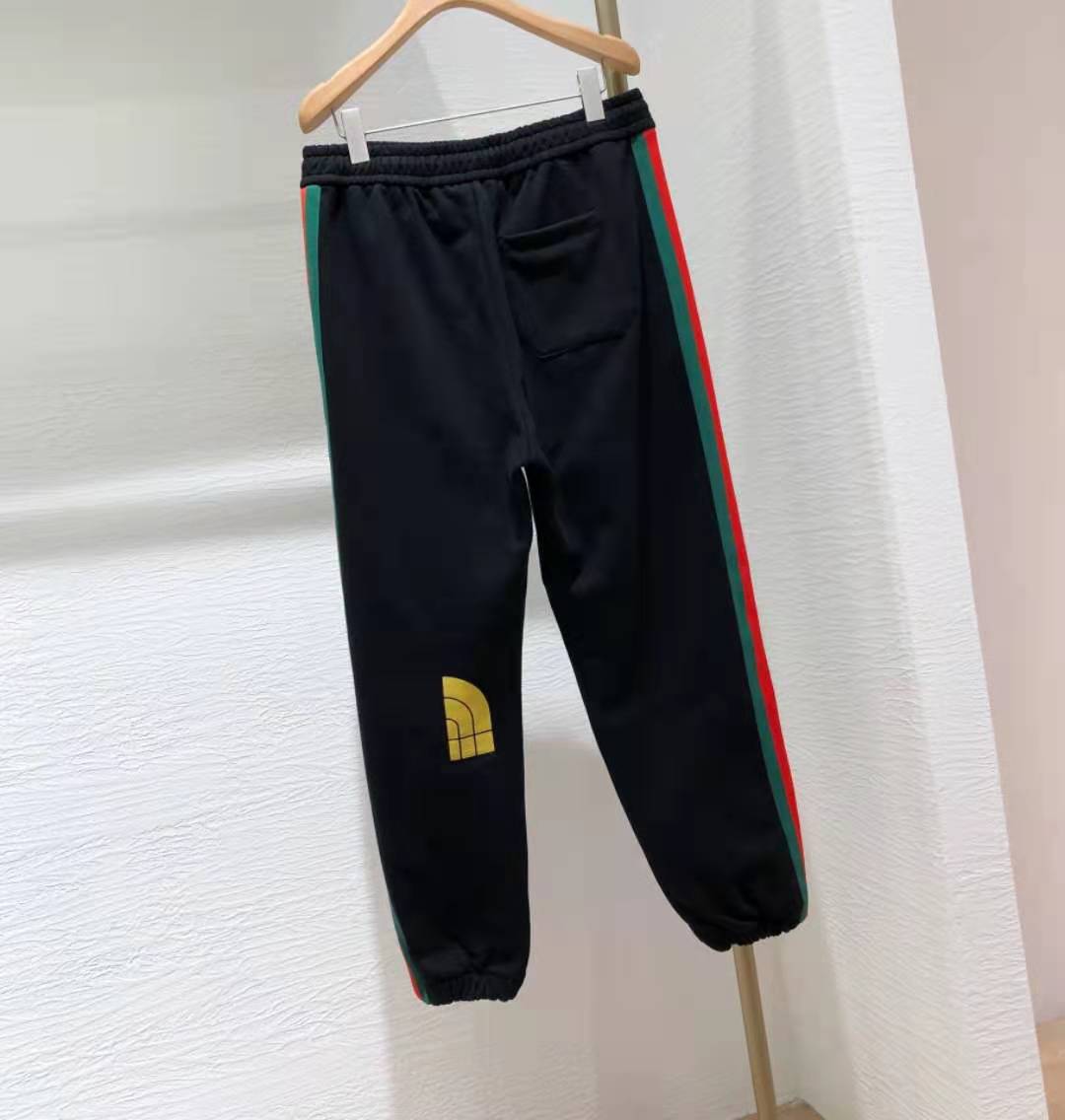

21FW early spring Trousers Outdoor Sport Loose Track Pants Casual Elastic Waist Pant Sweatpant Street Drawstring Pants zdlg0403., Black