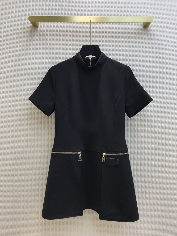 

2021ss womens casual dress Fashion Women Designers Clothes for office skirt Great quality cotton lady prom dresses does not shrink 4QB1, Black