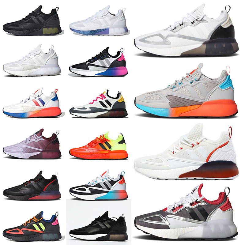 

2021 Arrival Authentic ZX 2K 4D Running shoes For Mens Womens Popcorn Professional Trainers Sports Sneakers MARS EXPLORATION GREY SIGNAL CYAN PURPLE TINT Ultra, 39 36-45