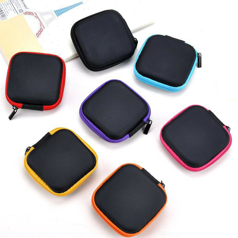 

Fashion Candy Color Earphone Bag Wholesale Small Wallet Waterproof Square Coin Purse, Please leave a message
