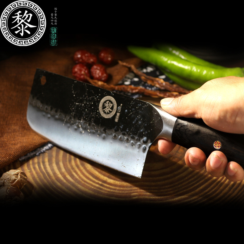 

50Cr15mov Japanese Stee Chef Knives 3mm Bade Stainess Stee Nakiri Sicing Knife Sets Forged Kirtchen Cooking Knives ceaver