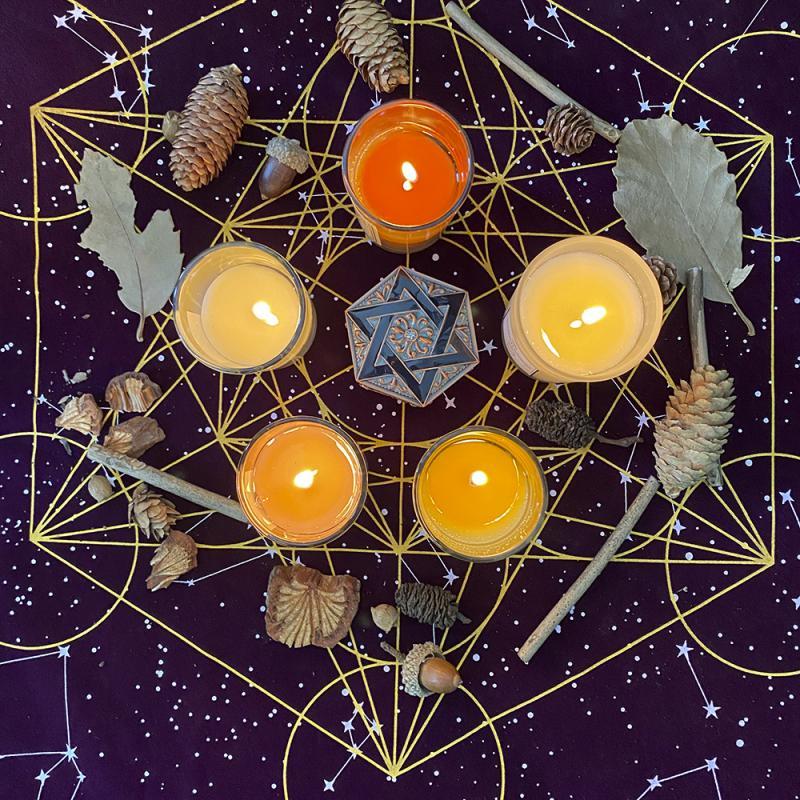 

Table Cloth Tarot Tablecloth Divination Card Pad Pendulum Magic Altar Board Game Deck Cards Tools, 03