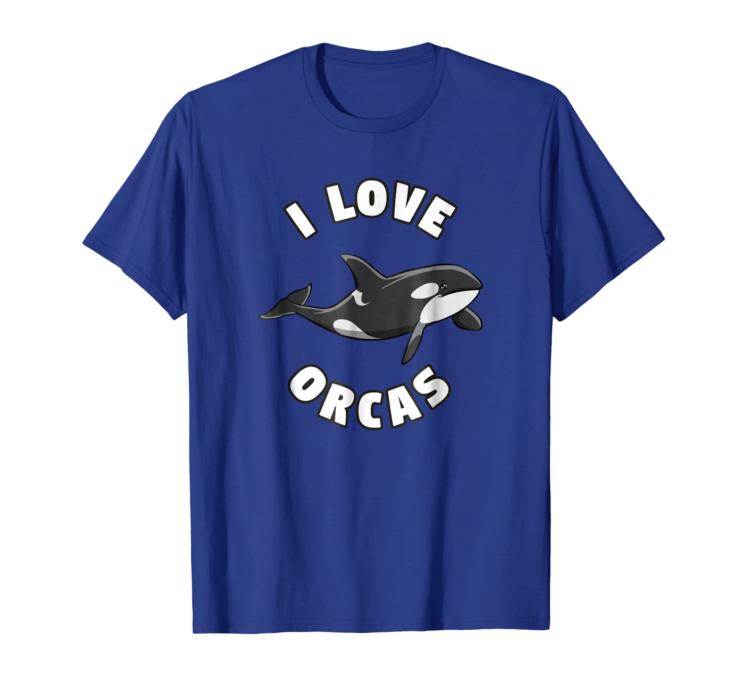 

i love orcas killer whale t-shirt orca lover tee, White;black