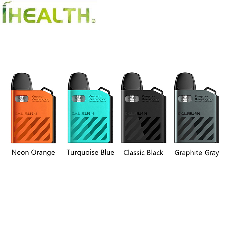 

Original Uwell Caliburn AK2 Kit With 2ml meshed-H 0.9ohm pod 520mAh battery capacity 15W max PRO-FOCS technology, Turquoise blue