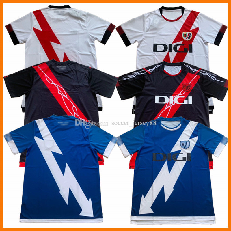

21 22 Rayo Vallecano Soccer Jersey 2021-22 ISI UNAI LÃPEZ Home Away Third Football Shirt kit SERGI GUARDIOLA FRAN GARCÃA RODRIGUES ÃSCAR TRE, Black;yellow