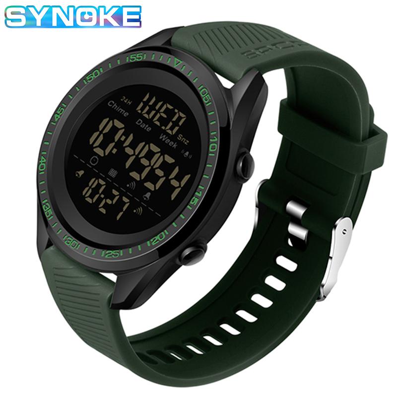 

Military Green Watches Mens Sports Dive Digital Wrist Watch 50M Waterproof Ultra Thin Men Dress Clock Relogio Masculino Wristwatches, Armygreen