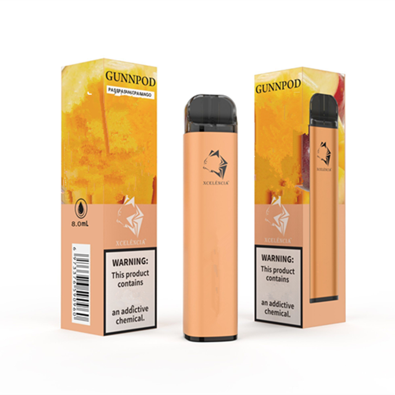 

GunnPod Disposable E cigarettes Kit 1250mAh Battery 8ml Prefilled Cartridge 2000 Puffs Vape Pen air bar diamond puff xxl plus Ultra