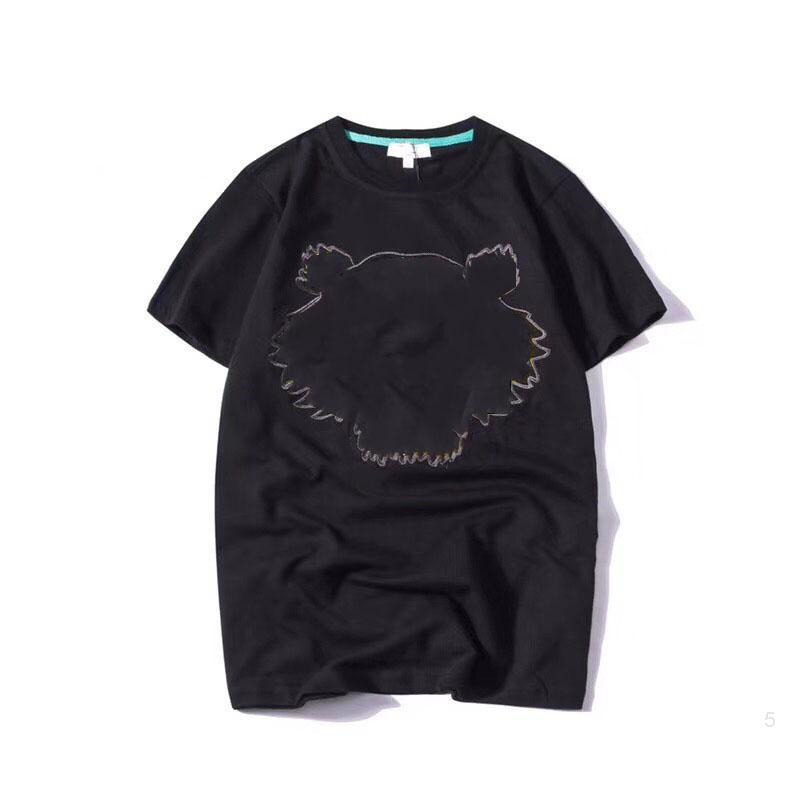 mens t shirt causal summer tee tiger Embroidery paris style couple breathable short-sleeve Asian size S-2XLH6RF-image-692814114