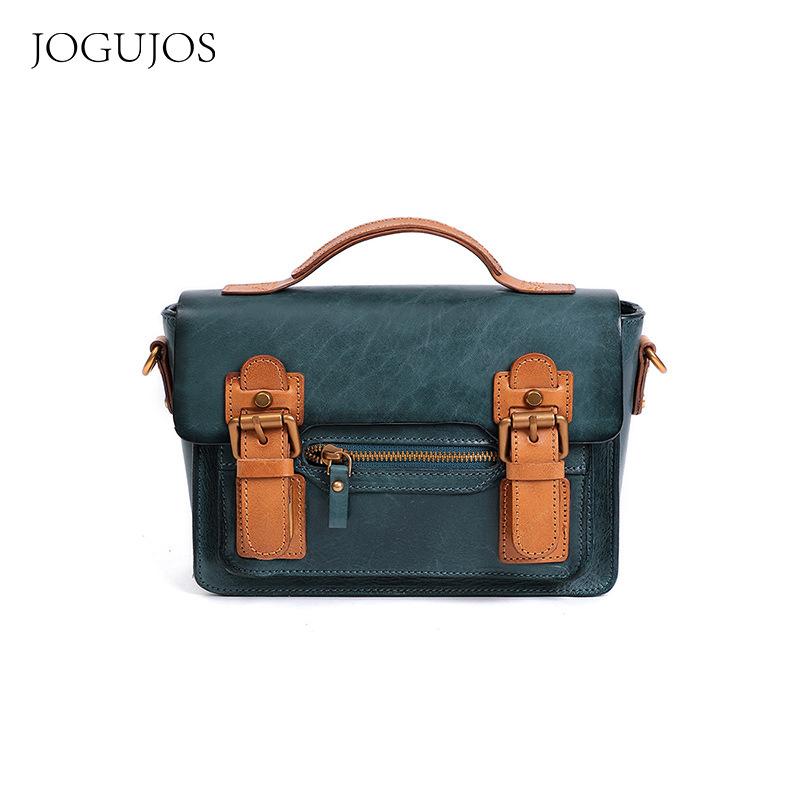 

Stylish Real Leather Women Vintage Flap Bags With Strap Handbags For Female Crossbody Shoulder Cross Body