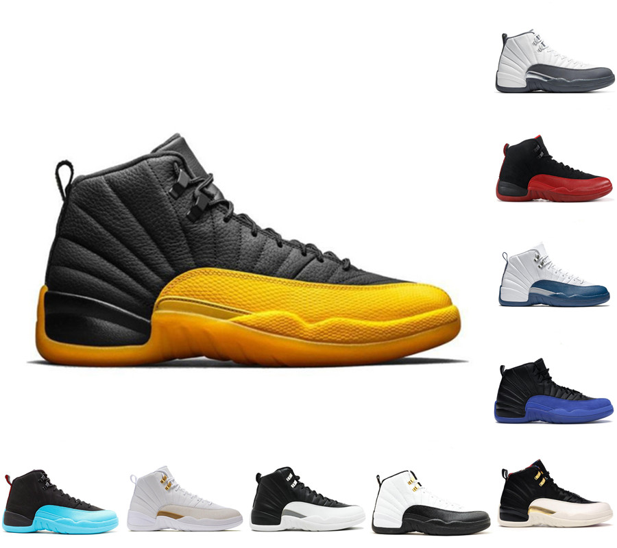 

2022 Jumpman 12 University Gold men women basketball shoes 12s High quality Indigo Flu Game Twist Reverse Taxi Gym Red White Dark Grey mens outdoor trainer sneakers, Champagne