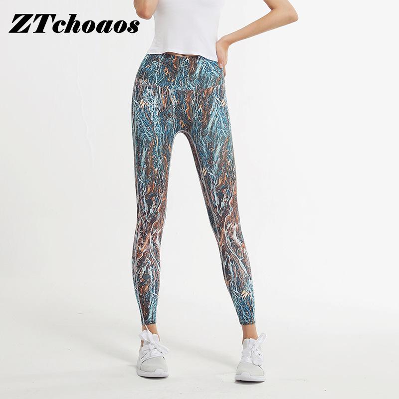 

Yoga Pants Gym Leggings Sport Women Fitness Printing Sports Running Peach Hip Women's Outfits, White;red