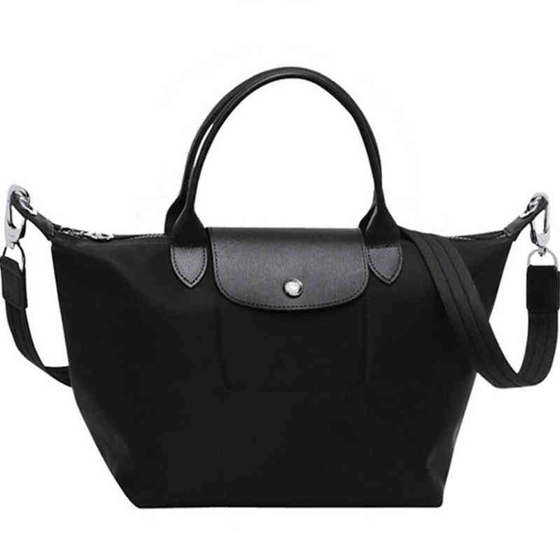 

Handbags Women Bags Designer Genuine Leather Foldable Waterproof Nylon Horse Bolsas Messenger Should Tote l c Sac, Mini black