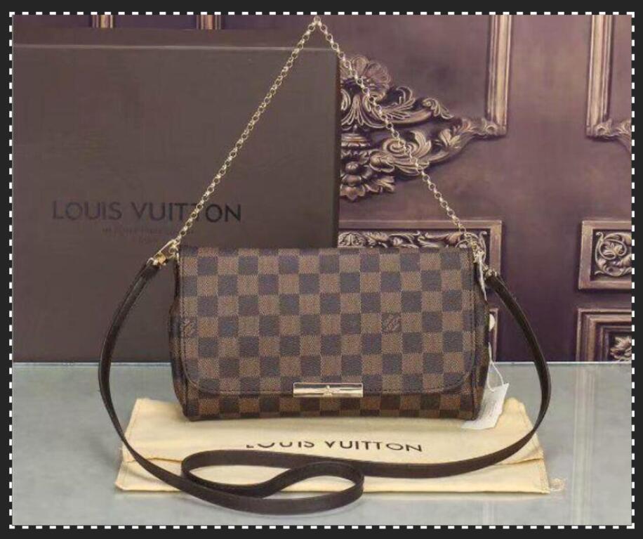 

8 LV LOUIS 1 VITTON FAVORITE Chain Crossbody Messenger Bag Designer Handbags Purses Women Wallets leather Shoulder Bag LADY, Red;black