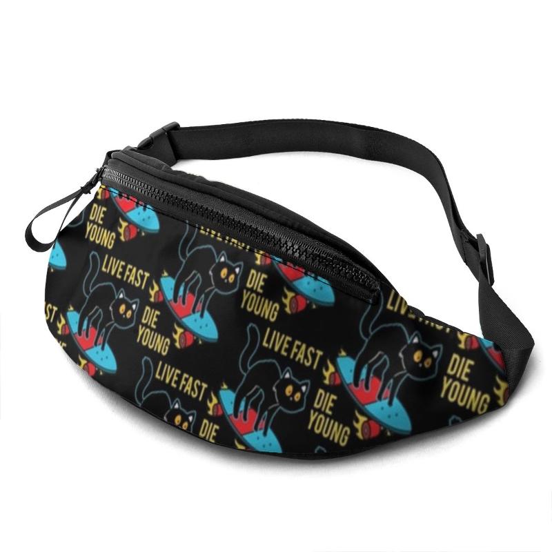 

Waist Bags Skateboard Bag Running Woman Pack Polyester Fashion