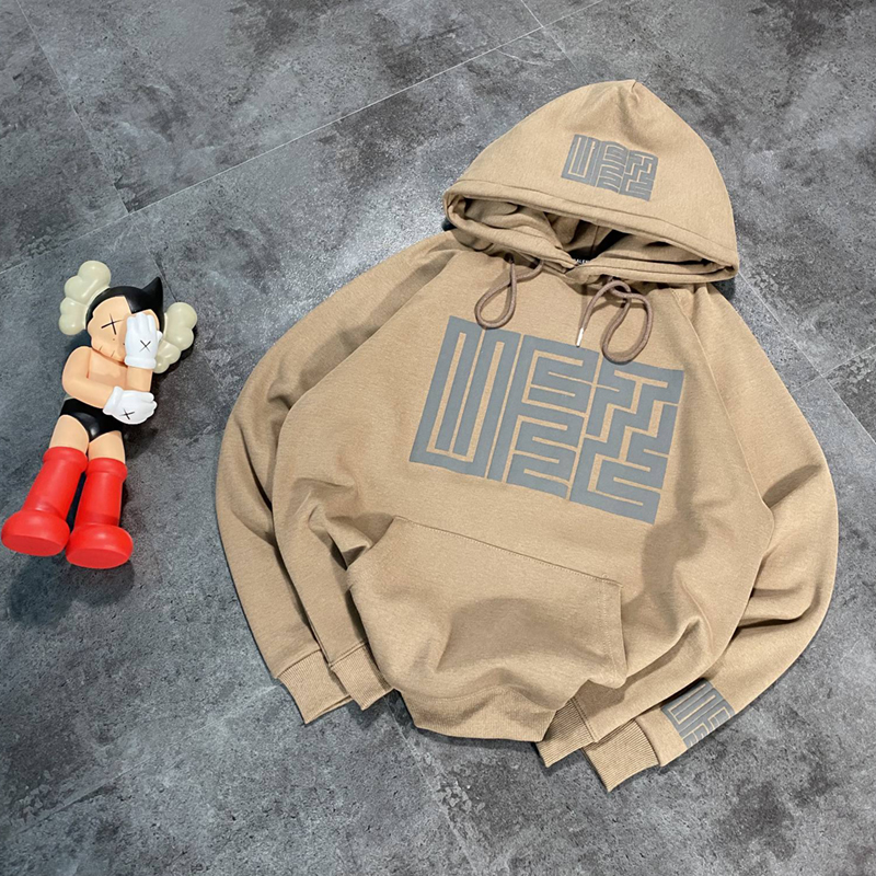 

2021 Newest Fashion Women's Hoodie Luxury Designer Sweatshirt Long Sleeve Pullover Casual Female Streetwear, Khaki