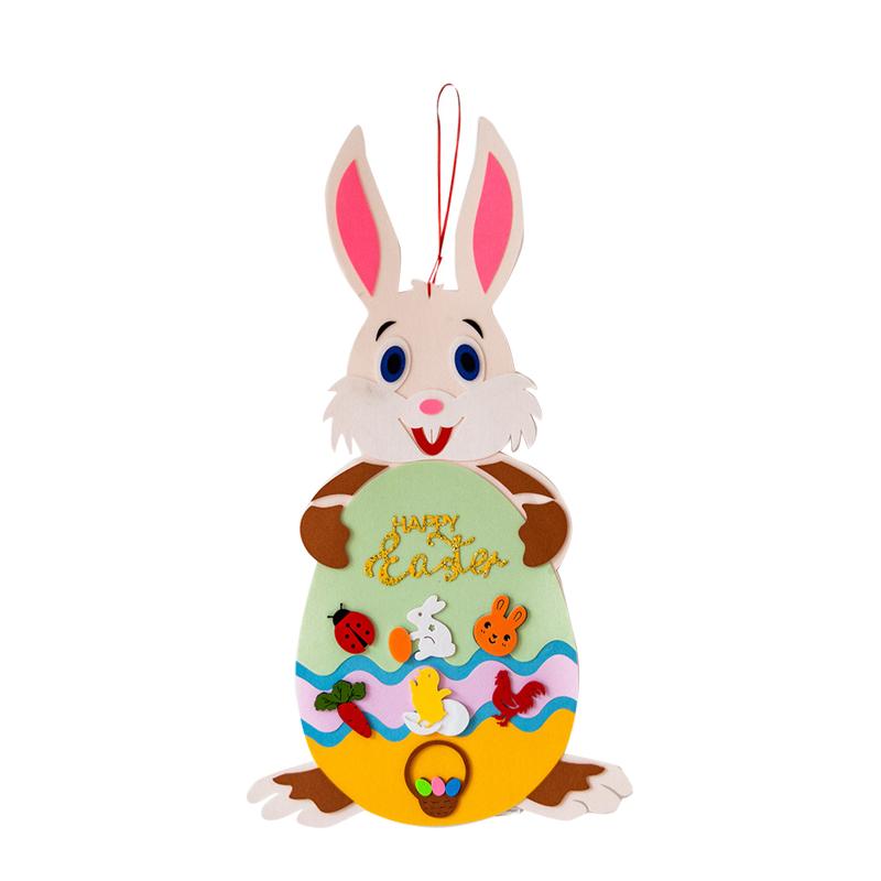 

For Kids Wall Felt Hanging Ornament Easter Decor Pendant Garden Tree Home Cartoon DIY Crafts Gift Party Decorative Objects & Figurines