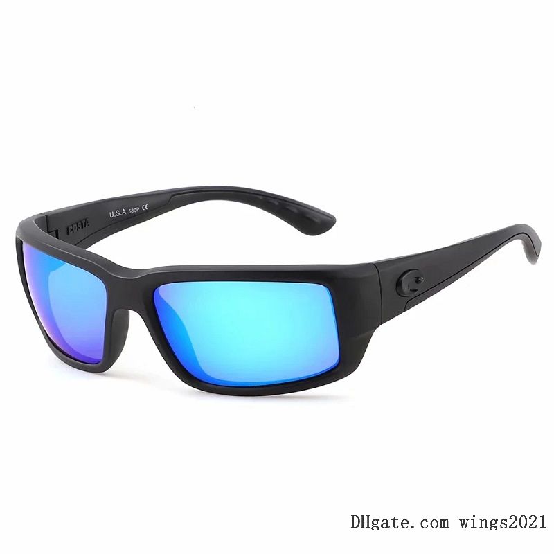 Lunettes de soleil classiques Costa pour hommes 2021 Designers de luxe Lunettes Sun Lunettes UV400 Haute Qualité Polarized PC Lentille de couleur