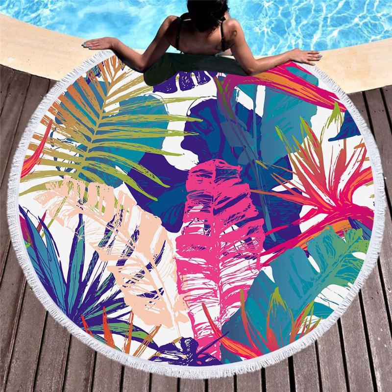 

Towel Summer Cartoon Series Microfiber Beach With Drawstring Backpack Bag Sport Yoga Blanket Swimming Bath