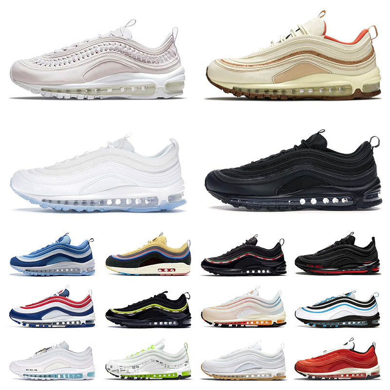 

Max 97s Running Shoes Mschf Lil Nas x Satan Luke inri jesus Mens Sports Sneakers Off Cork The Future Woven White Ice Airmax Sean Wotherspoon Men Women Trainers Air, B41 bred 40-45