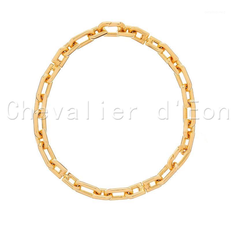

Chains Chevalier D'Eon Est Punk Necklace For Women High Quality Hip Hop Thick Short Chain Clavicle Luxury Jewelry Gift