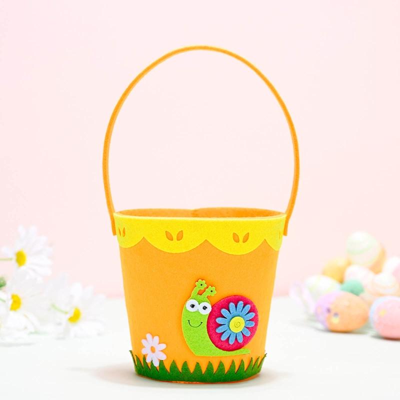 

Party Decoration Easter Basket Cute Snail Hen Baskets Bags Celebrate Candy GXMA