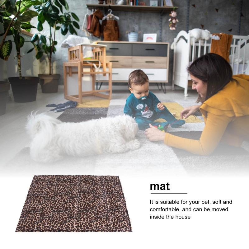 

Dog Mat Summer Cooling Pad For Dogs Cat Ice Silk Blanket Sofa Breathable Pet Bed Washable Small Medium Large Car Kennels & Pens