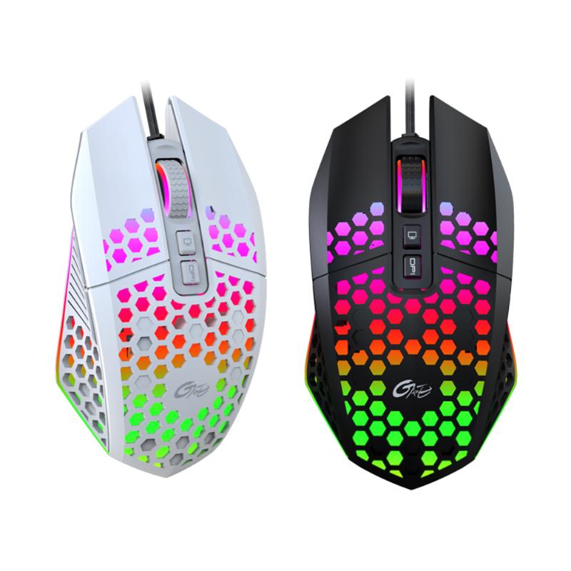 Mice X801 Honeycomb Hollow Ergonomically Designed Wireless Mouse Portable USB10m Transmission Professional RGB Gaming-image-700875531