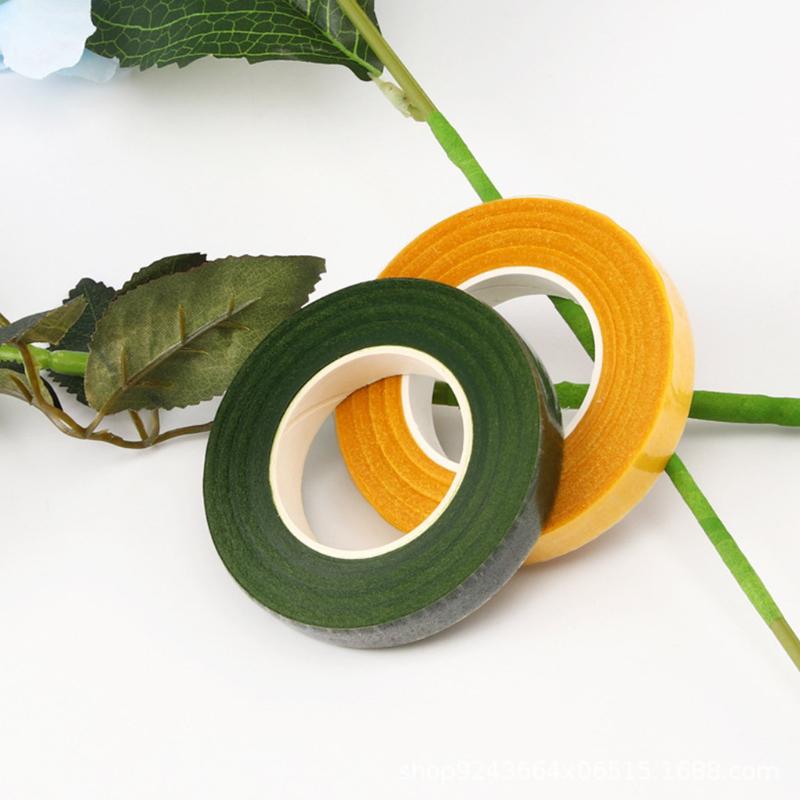 

Decorative Flowers & Wreaths 1 Roll Colorful Tape DIY Artificial Wraps Paper Adhesive Floral Stem Garland Decoration