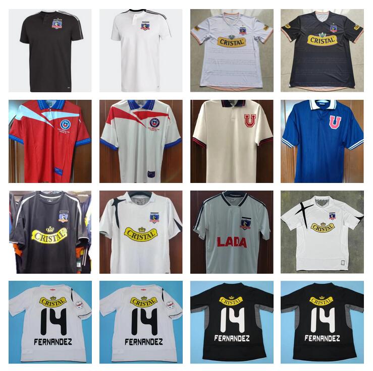 

1998 retro Chile soccer jerseys 1991 2006 2007 2011 2012 colo colo fernrndez football shirts SALAS Zamorano Neira Rozental Acuna Sierra