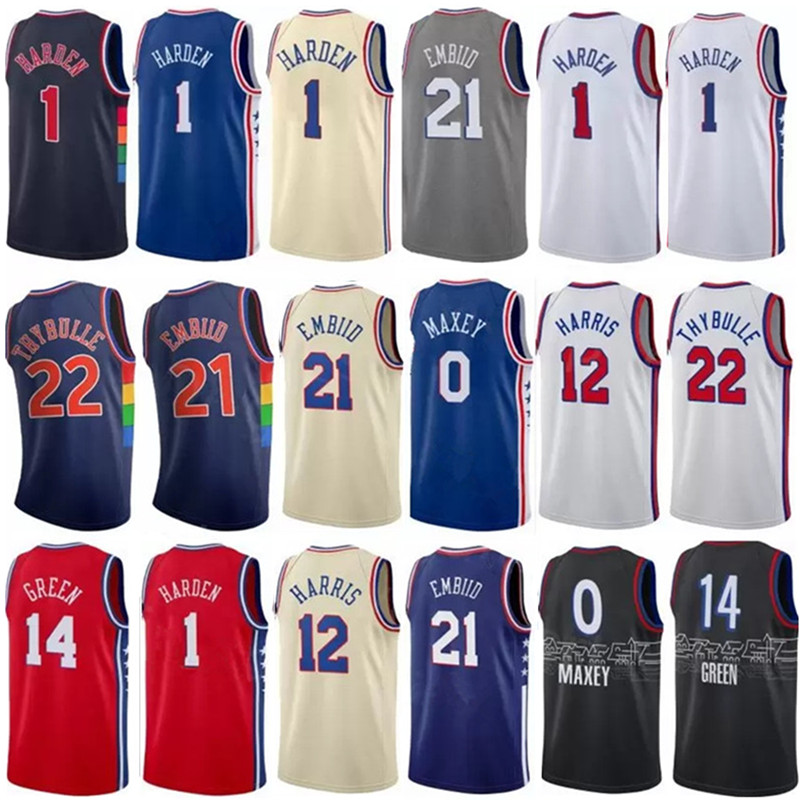 

76erss Basketball Jerseys Joe 21 Embiid Jersey James Harden Tyrese Maxey Allen Iverson City Tobias Harris Niang Shake Milton Paul Reed Jalen McDaniels Esition Men, Colour 5