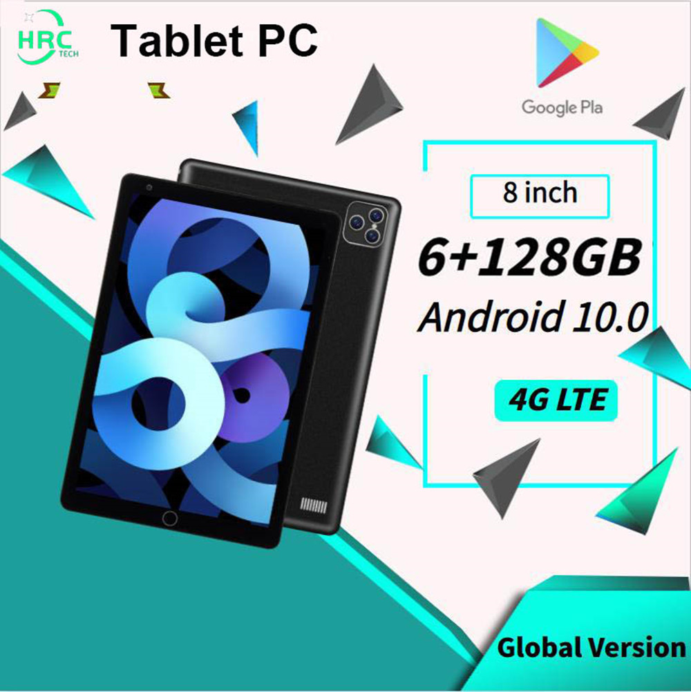 

Tablet 8 inch 6GB+128GB Tablets Android Tablet PC 5300mAh 10 Core tablete online class Phone Call tablette pad pro tablet