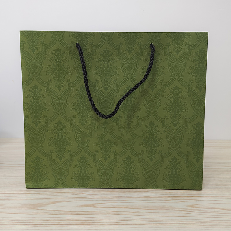popular style printed Paper bag designer Packaging Bags with luxury Box fashion belt strap apply to Gift-image-755511508